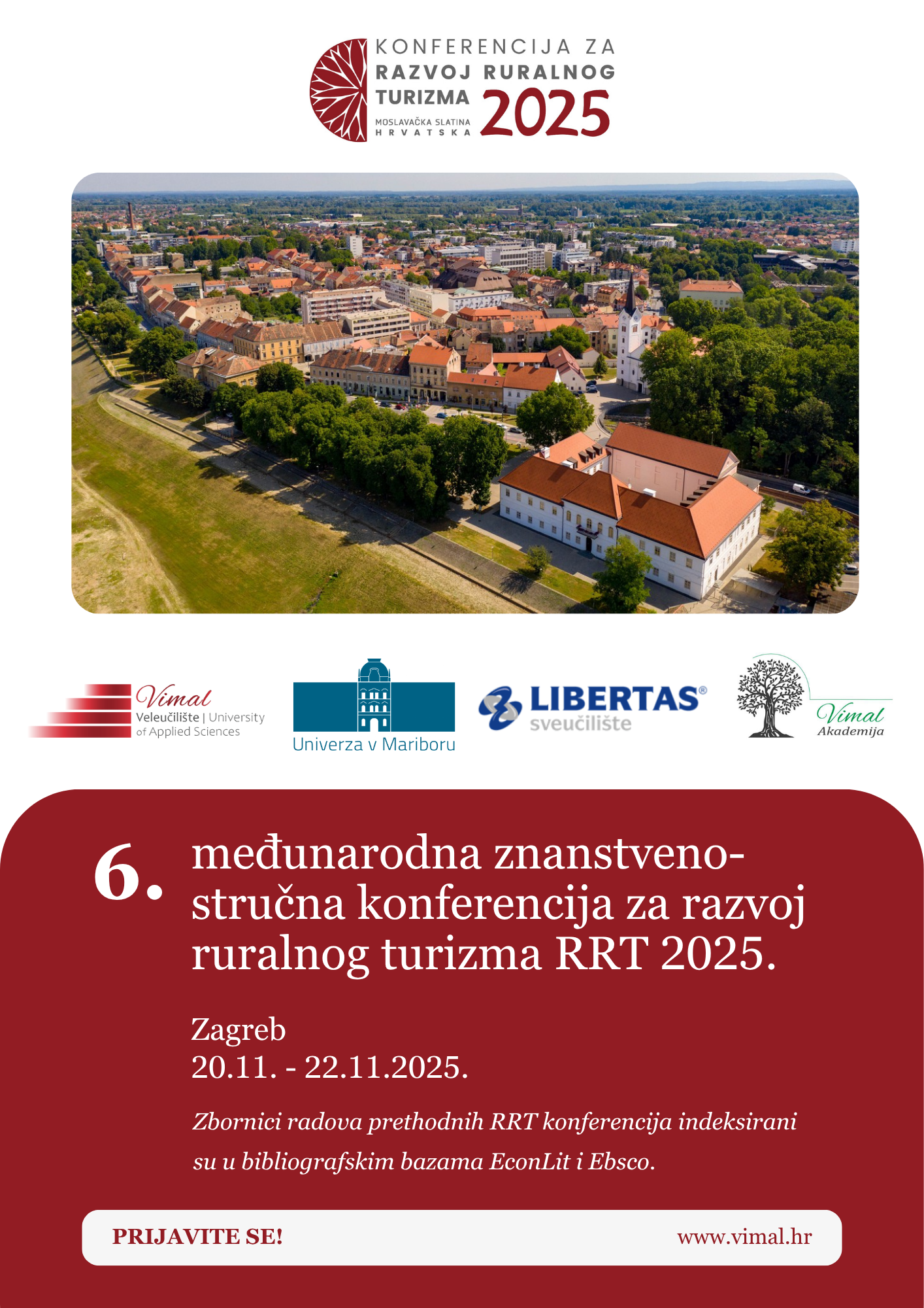 6. međunarodna znanstveno-stručna konferencija za razvoj ruralnog turizma RRT 2025. Vimal (2)